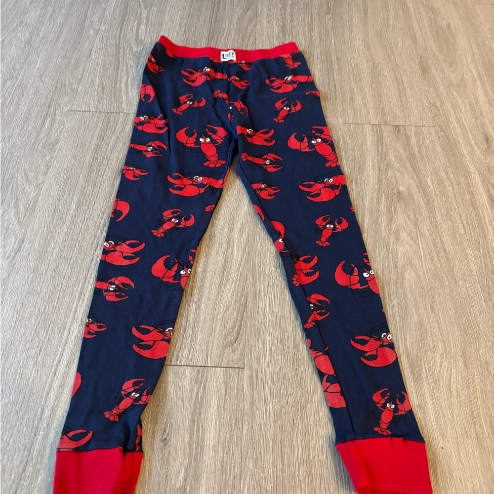 Lazy One Red and Navy Pajama Set